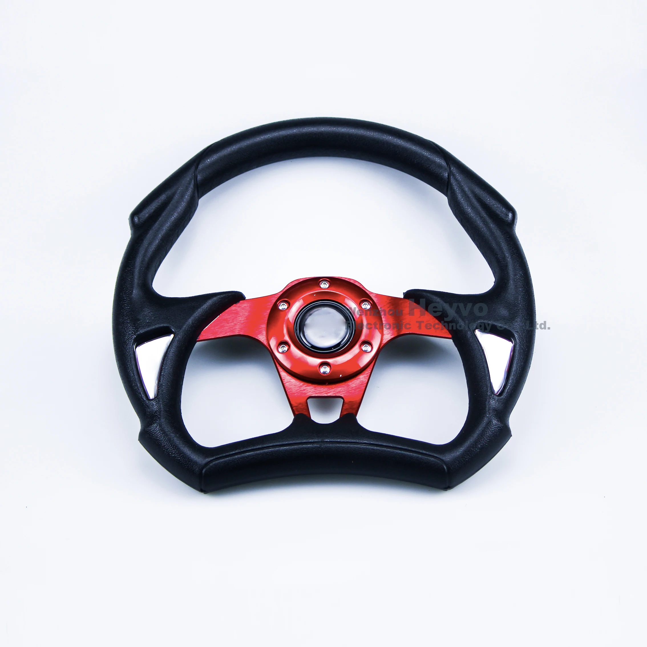 Универсальный спортивный руль 13 дюймов 320 мм Кожаный Автомобильный гоночный