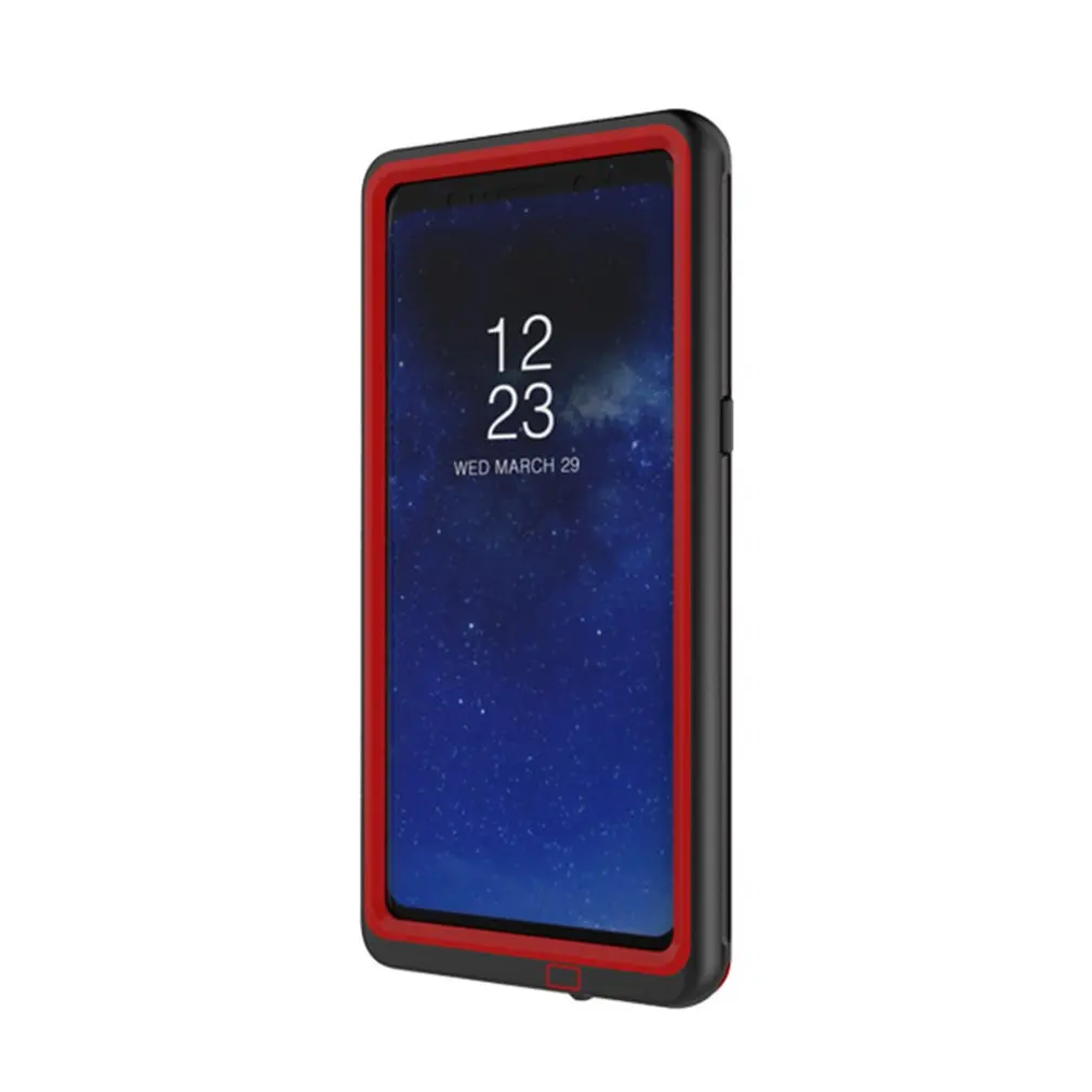 PC Frame Phone Protective Case Cover For Samsung Galaxy note8 Waterproof Shockproof full shell Mobile cover |