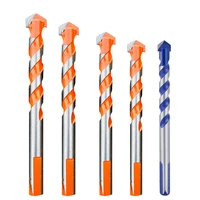2021 round wall hole drilling new alloy triangle overlord drill bit ceramic tile wall marble ceramic hole opener set punch drill