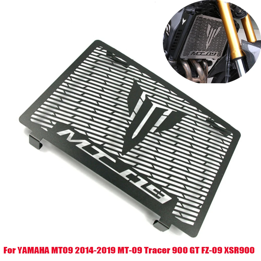 For YAMAHA MT09 2014-2019 MT-09 Tracer 900 GT FZ-09 XSR900 Stainless Steel Motorcycle Radiator Grille Guard Protection Cover