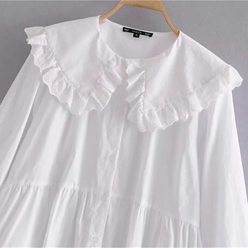 Женская одежда осень 2019 Новая европейская Маленькая кружевная свободная тонкая