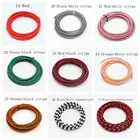 Текстильный плетеный кабель длиной 2 м, 3 м, 5 м, 10 м, 2 ядра, 0, 75 мм2, электрический провод, винтажные световые шнуры