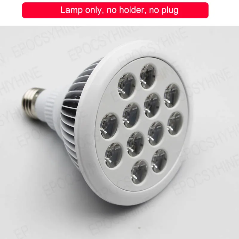 Bulb only 45 Вт Красный светодиодный светильник для терапии глубокого Красного 660нм около инфракрасного 850nmRed светильник для терапии омоложения кожи светильник для удаления морщин панель - Испускаемый цвет: Bulb only