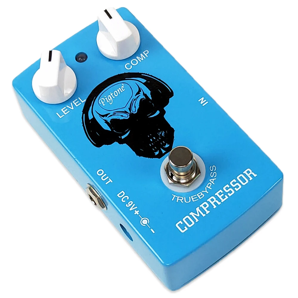 pigtone pp 27 kompression gitarre effekt pedal elektrische gitarre zubehör effekte pedale echte bypass free global shipping
