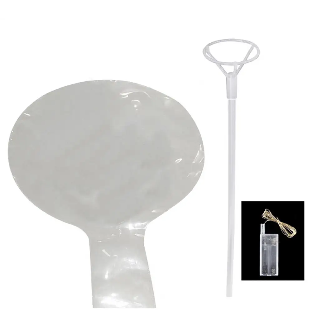 

18 Inch LED Balloon Luminous Transparent Round Bubble Party Wedding Decoration Led Light Up Balloon For Party Supplies
