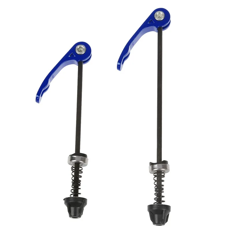 

Set of locks Quick Release Front Rear Hub Blue for MTB BIKE