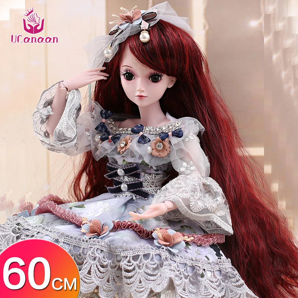UCanaan 23 6 ''BJD SD кукла с 19 шарнирами и одеждой наряд обувь парик волосы макияж для