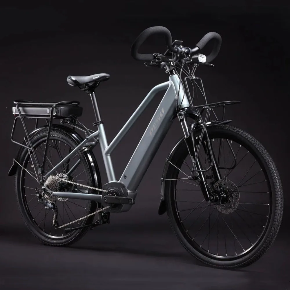 26 дюймовый Электрический дорожный велосипед PESU ebike TTIUM 36v250w Средний мотор 9SP