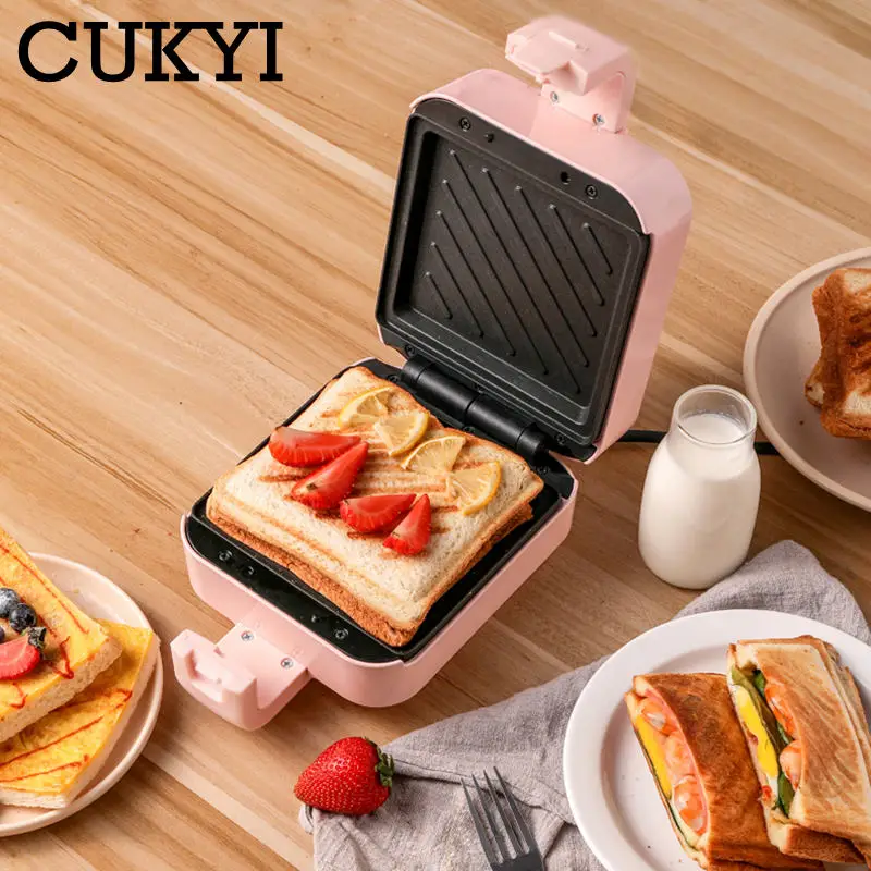 CUKYI электрическая сэндвич машина тостер многофункциональная омлетница