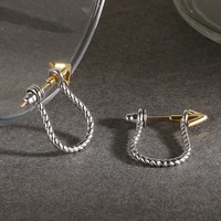 silvology 925 sterling silver twist arrow stud earrings for women elegant exaggeration simple earrings fashion statement jewelry
