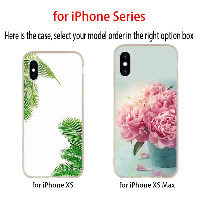 Силиконовый мягкий чехол для i13 12 11 Pro X XS Max XR 8 7 6 Plus SE 2020 Роза пони Цветок растения