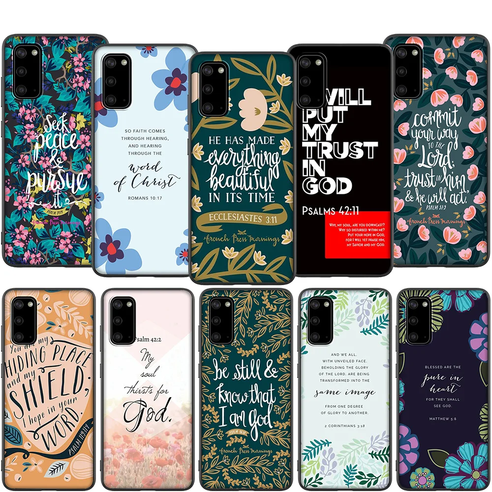Lavaza K109 Псалом 42 1 чехол для Samsung Galaxy Note 8 9 10 S6 S7 S8 S9 S10 S10E S20 Ultra Plus Edge Lite|Бамперы| |