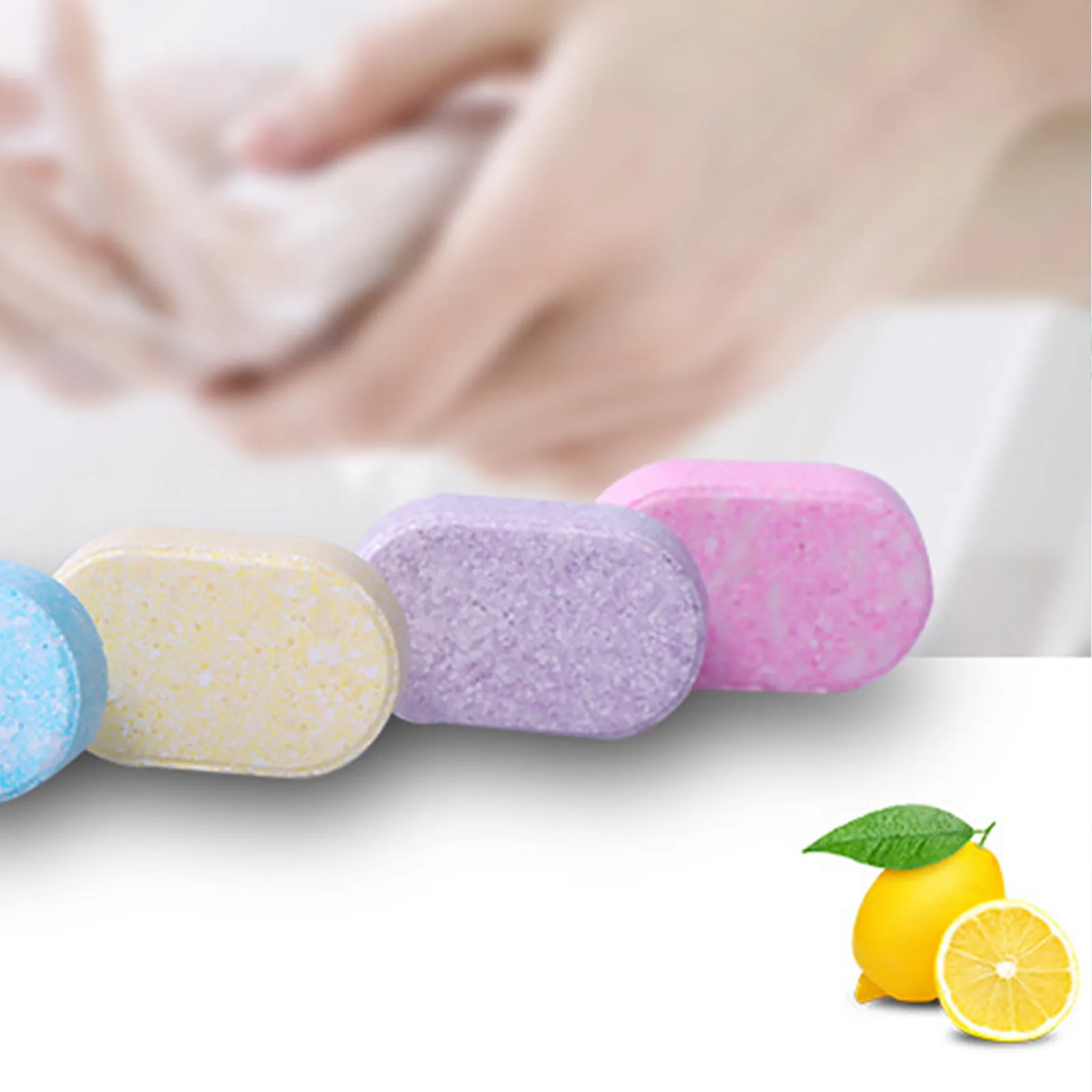 

20 шт./упаковка, таблетки для мыла с лимонным ароматом