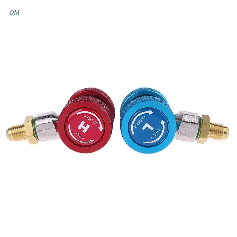 2Pcs R134A H/L Adapters Quick Coupling Adapter Connector Remover Tool Air Conditioner Coolant Adjustable New Dropshipping | Автомобили и