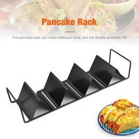 tacos holder mexican pizza roll shelf potato chips rack shells taco rack stainless steel tableware pancake stand