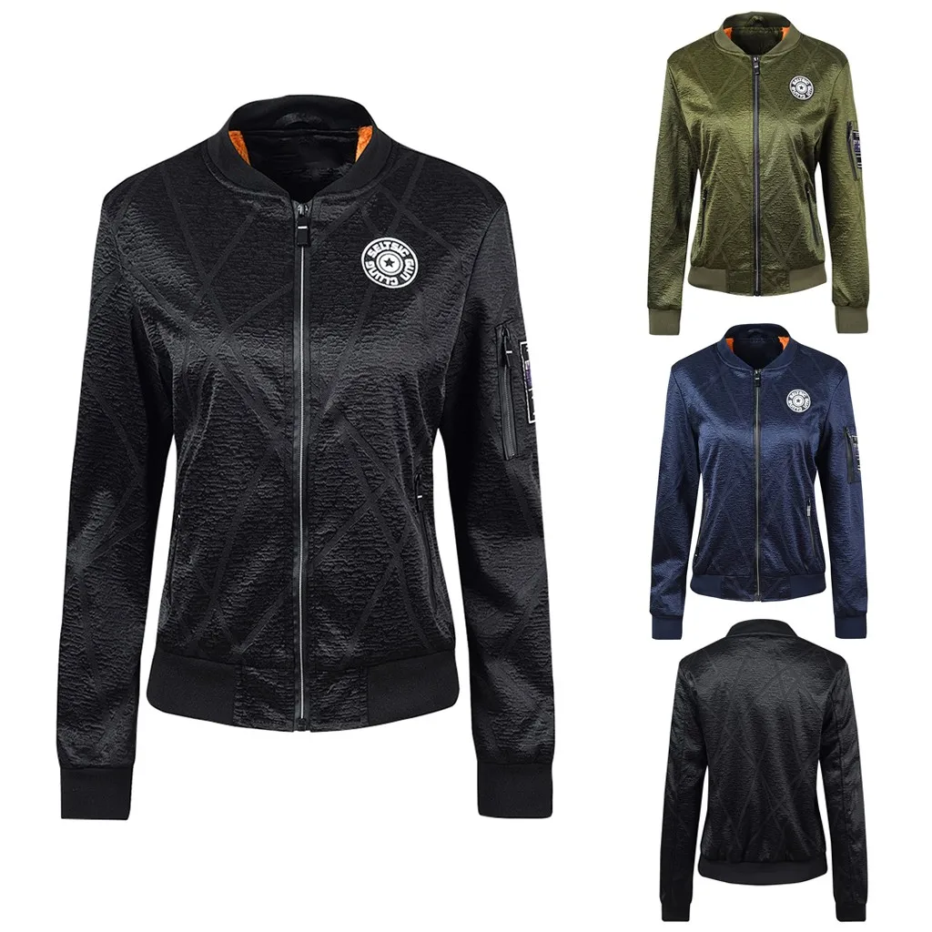 Вельветовая Женская куртка SAGACE с длинным рукавом однотонная высокого качества