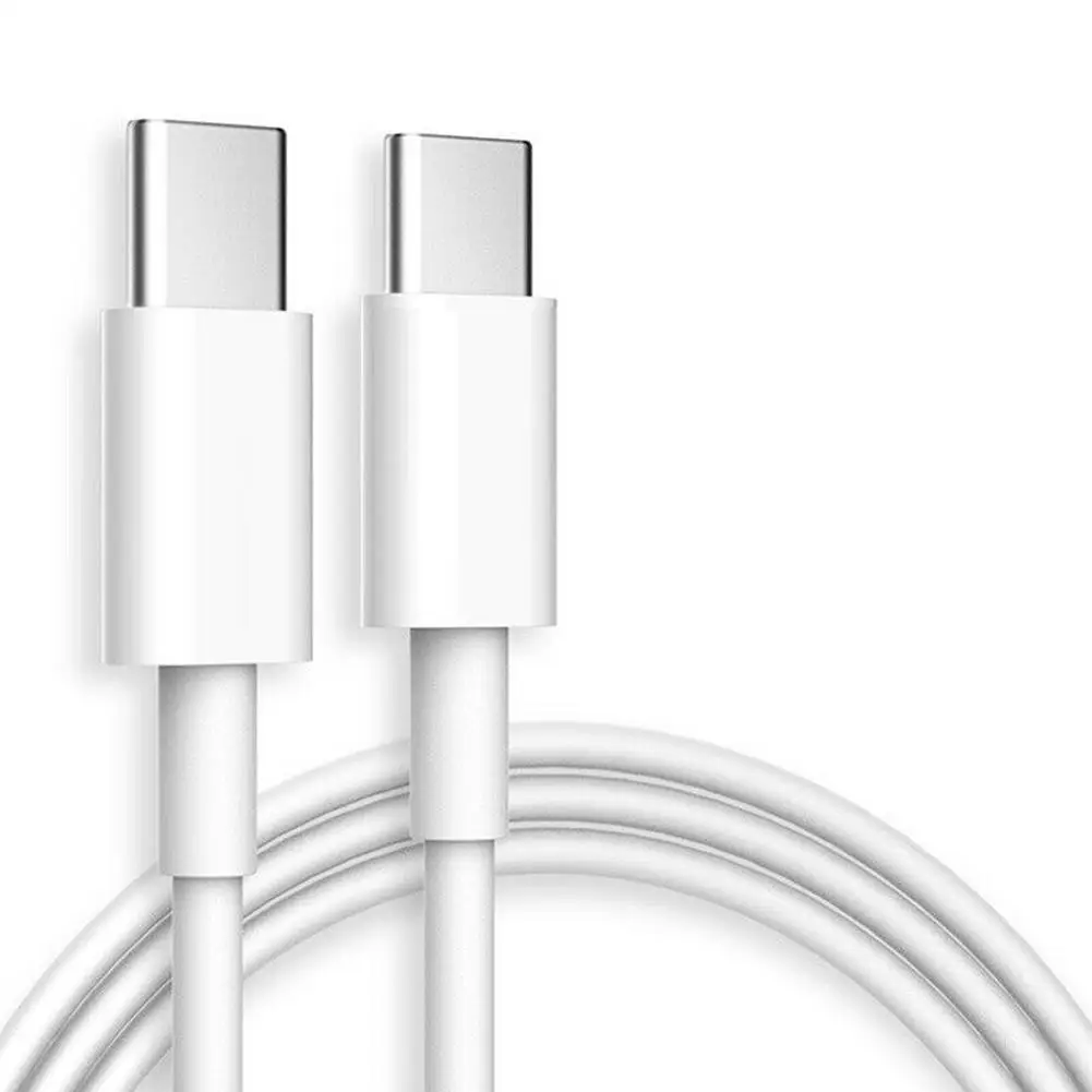 

Fast Charge Head Data Line Double Head Type-C To Type-C Cable 1m Data 2m Mobile Cable Phone Fast Charging C9N6