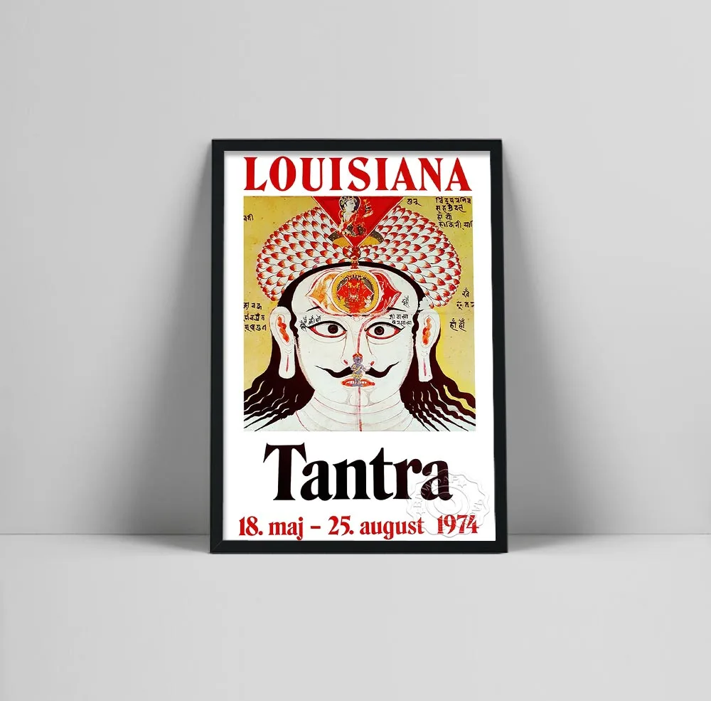 

Tantra Exhibition poster, Louisiand poster, Tantra print, Art prints, Exhibition print, Museum exhibition, Canvas Painting