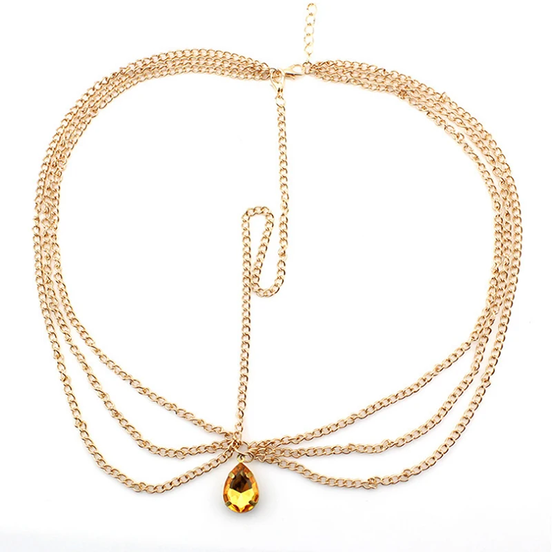 Винтажные Свадебные аксессуары серебряная и золотая цепочка на голову богемные