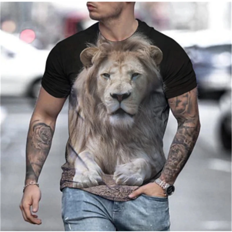 Новая летняя крутая стильная футболка в стиле хип-хоп Мужская с принтом Инь-Янь 3D