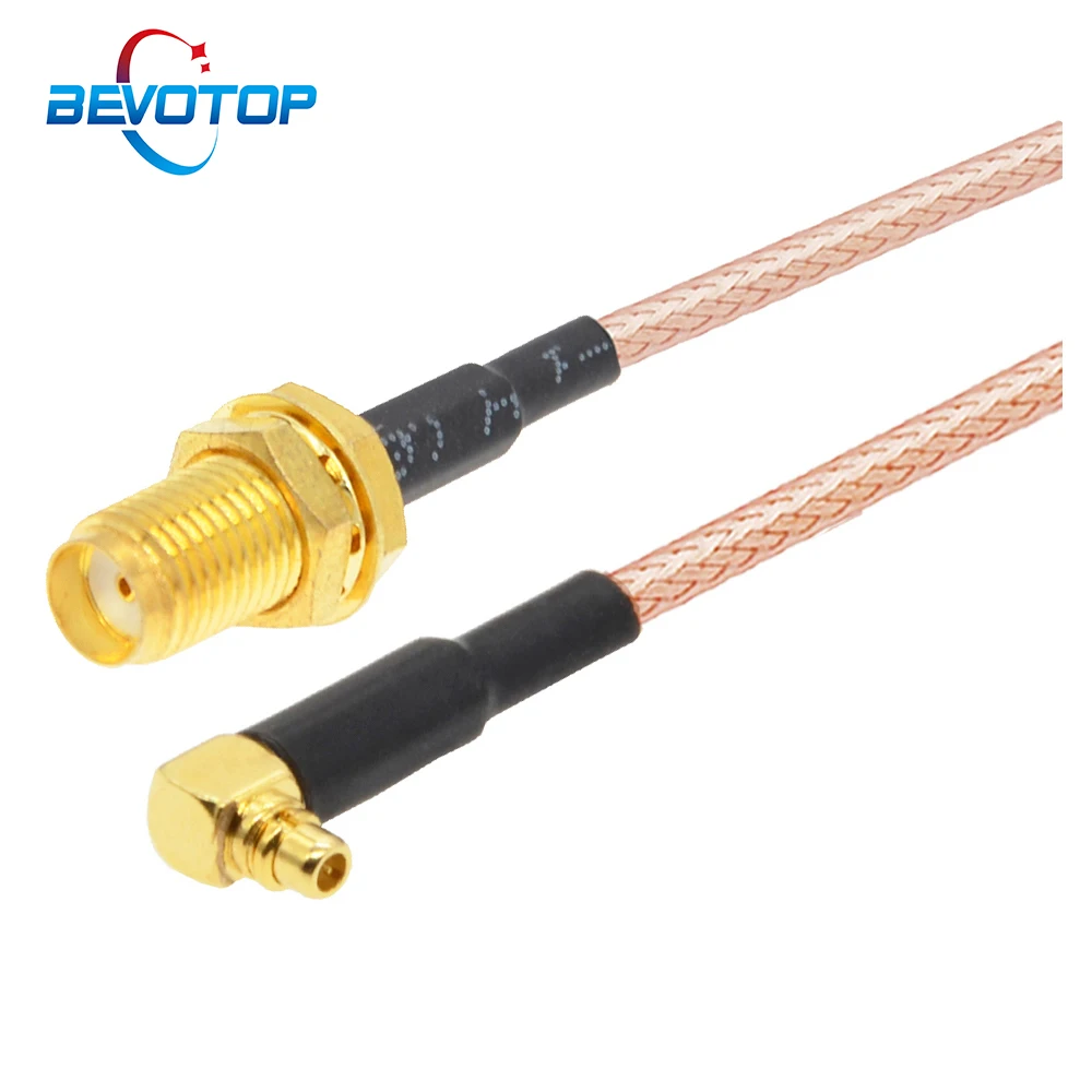 

10 шт., коаксиальный кабель RG316 с разъемами SMA Female и MMCX Male, под прямым углом