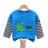 boys t shirt tops long sleeve toddler baby girls kids children cotton fashion autumn spring print car for 2 3 years