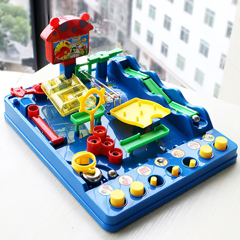 

Настольная игра Монтессори «Аквапарк», интеллектуальные приключения с шариками, Обучающие игрушки, аквапарк, Забавный лабиринт, игрушка дл...