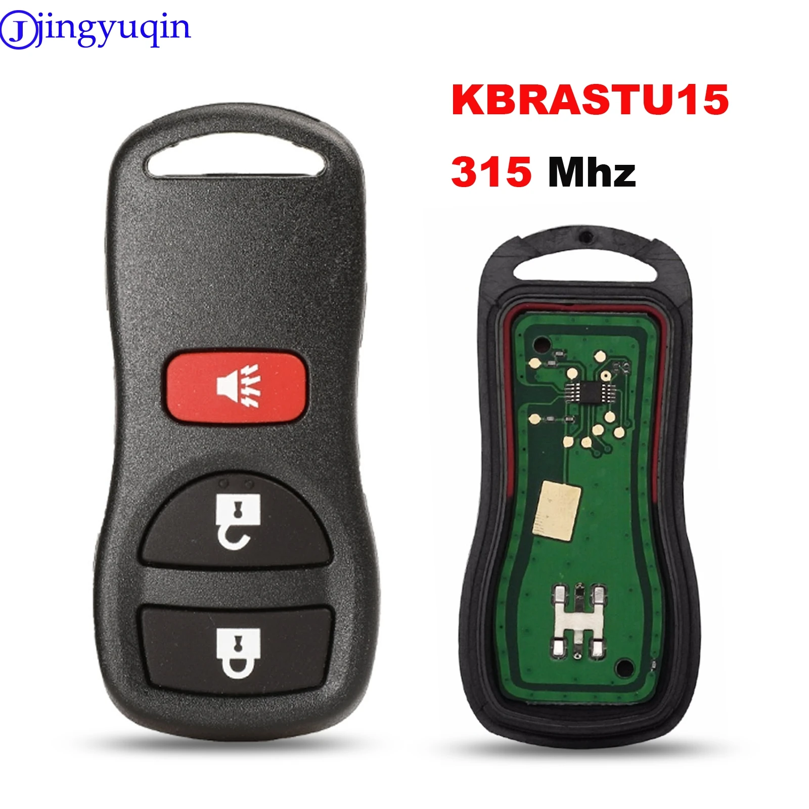 Jingyuqin брелок KBRASTU15 3 кнопки 315 МГц для Nissan Armada Frontier Murano Pathfinder Quest Titan Xterra 2005 2006 2007|Ключ