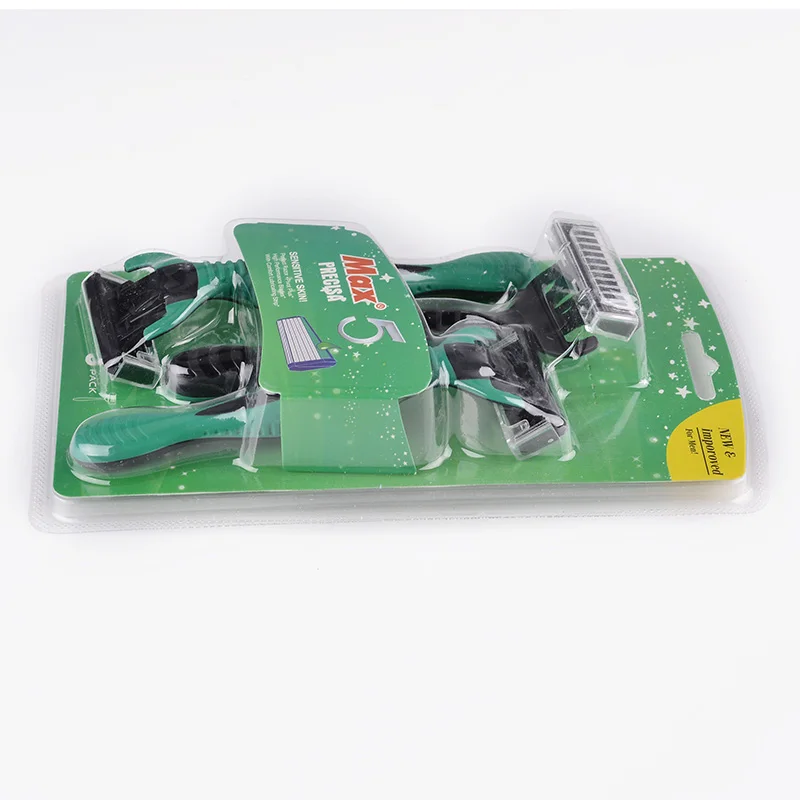 3 шт. острое удаление волос для тела Бритва мужчин и женщин 5 слоев карандаш бритья