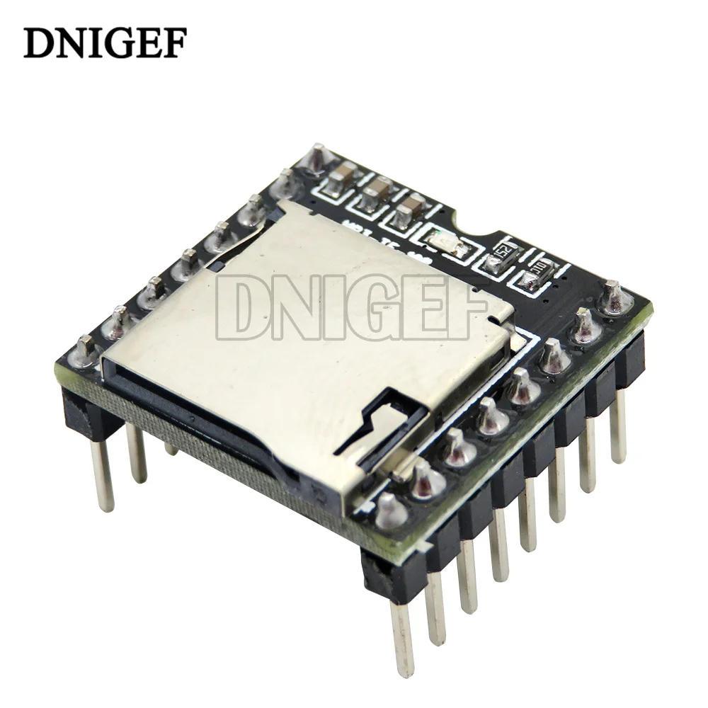 Плата модуля мини-MP3-плеера DF плата декодирования звука MP3 голоса для Arduino порт Sup