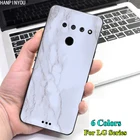 Стилус для LG Q70 V50 V40 V35 V30 G8 G7 G6 Q, винтажная мраморная задняя крышка, защитная пленка, наклейки (не чехол)