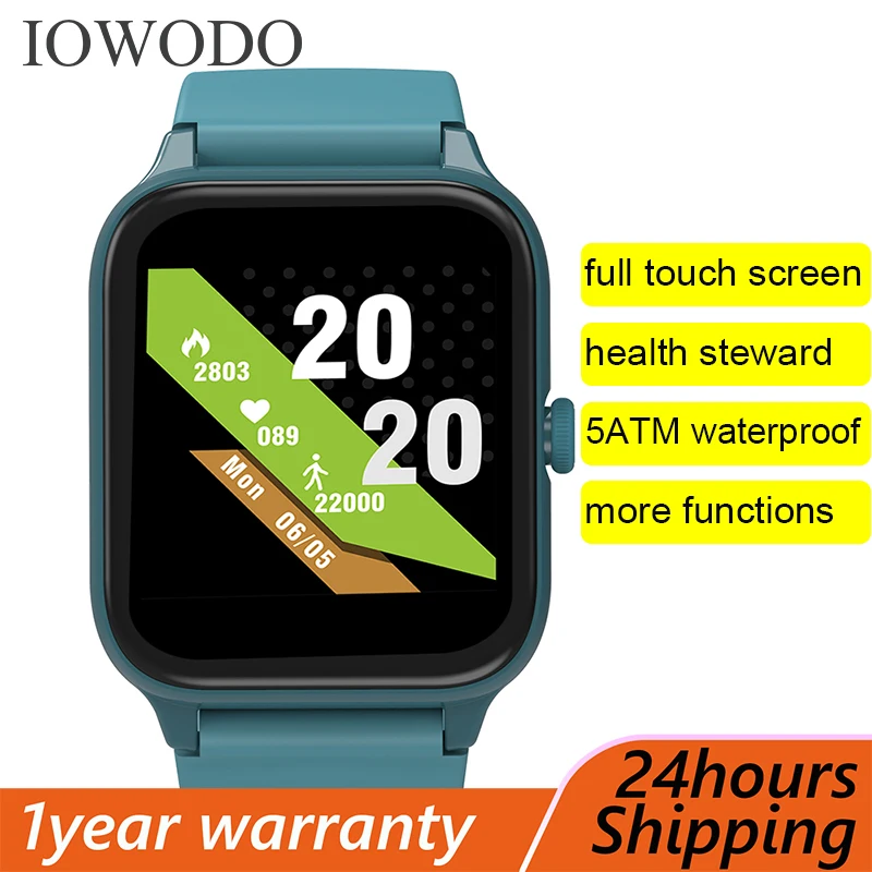 

Смарт-часы IOWODO R3 Pro водонепроницаемые (5 атм) С Пульсометром