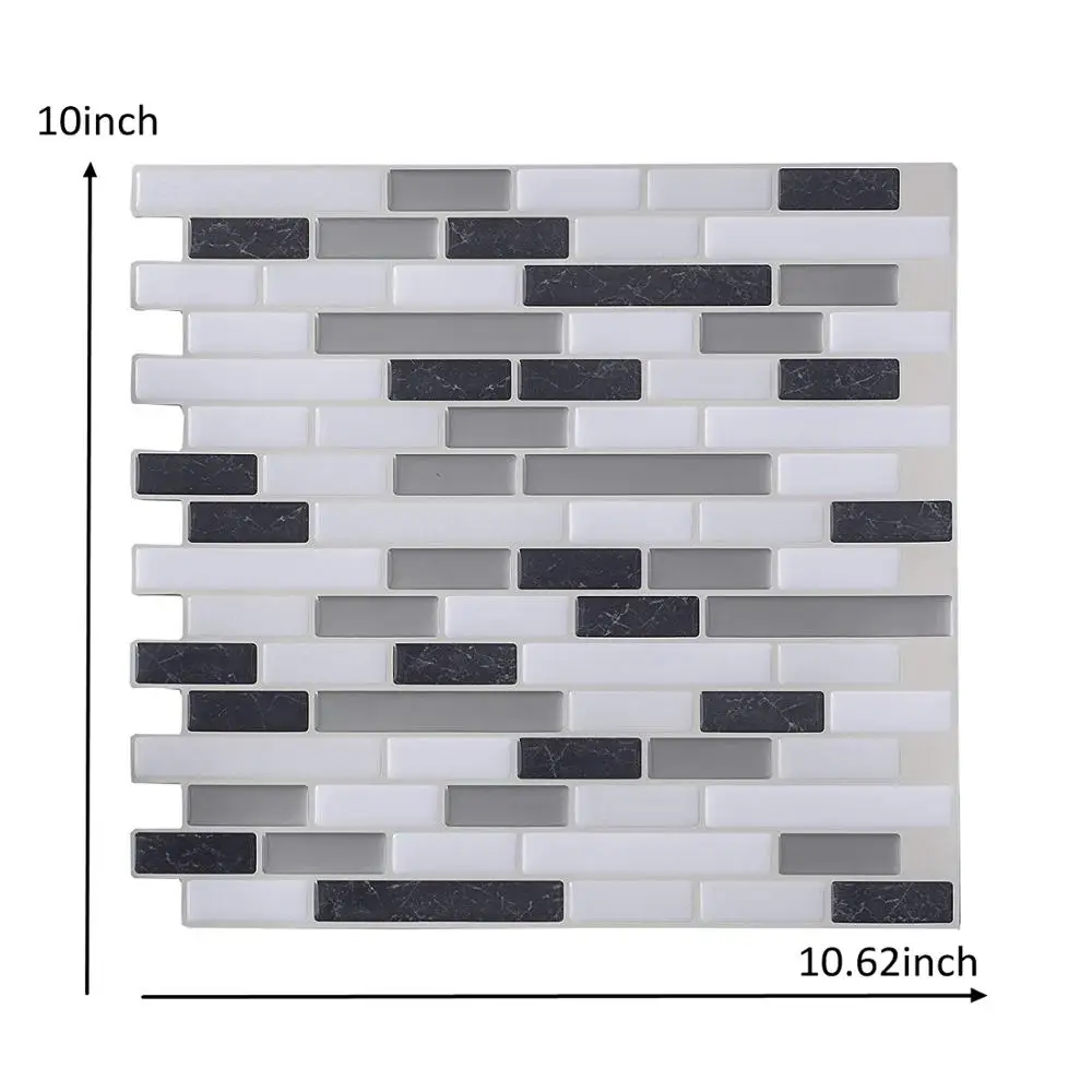 

easy DIY peel and stick tile wall decals for kitchen backsplash mosaic wall tile sticker hme decor waterproof 3D wall tile vinyl