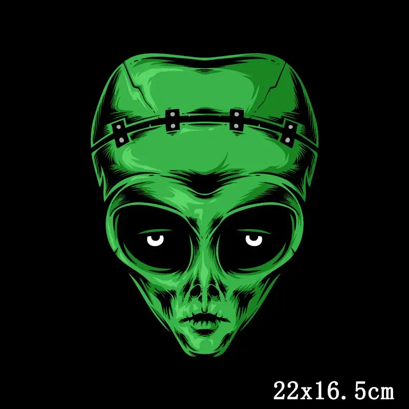 Нашивки Prajna Череп Панк слон Утюг на Переводные виниловые термотрансферные