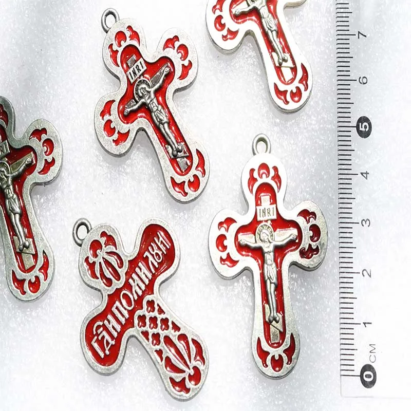 Винтажный бронзовый крест Иисуса Христа винтажное украшение для церкви|Шармы| |