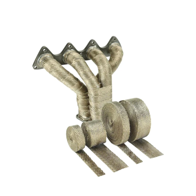 

Automobile Insulation Ribbon Downpipe Car Cable Exhaust Engine Glass Fiber Tape High Temperature Resistant