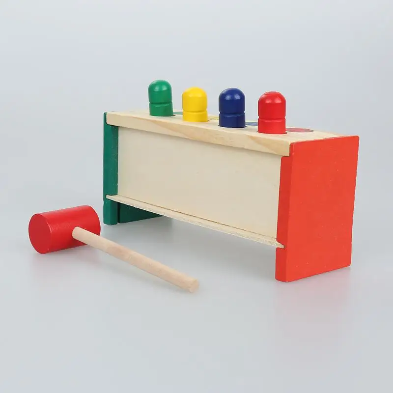 Детский деревянный перкуссионный стол игрушки красочные деревянные мини