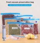 Пакеты для упаковщика с возможностью записи, вакуумные пластиковые пакеты для хранения готовой пищи, компрессионные мешки для хранения свежести продуктов
