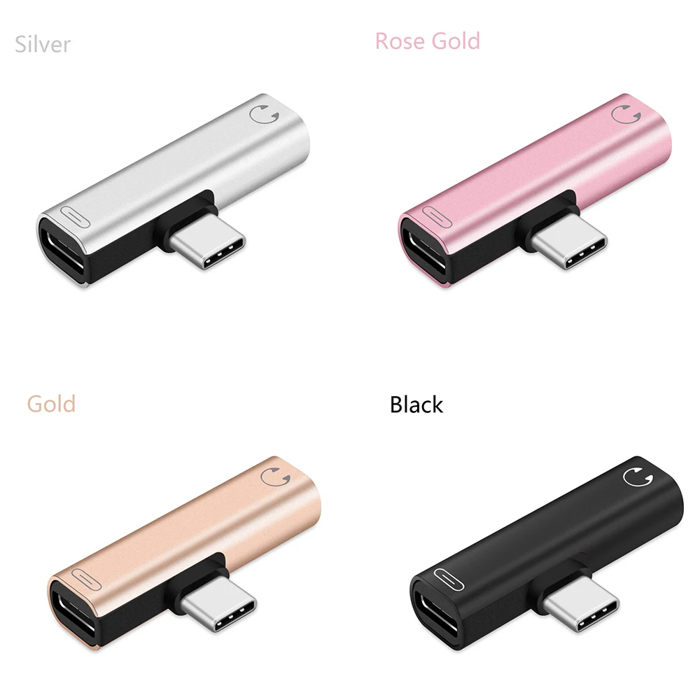 1 шт. мини-адаптер для наушников с разъемом USB Type-C на 3 5 мм | Электроника
