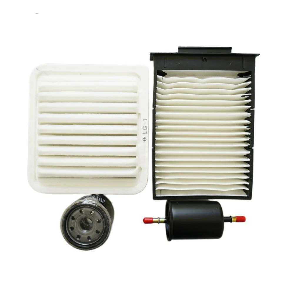 

Комплект четырех фильтров, для Geely LC Cross,GC2-RV,GX2,Emgrand, LC,Panda,Pandino GC2 17801-14010 BYDLK-8101014 15208-53J00 96335719