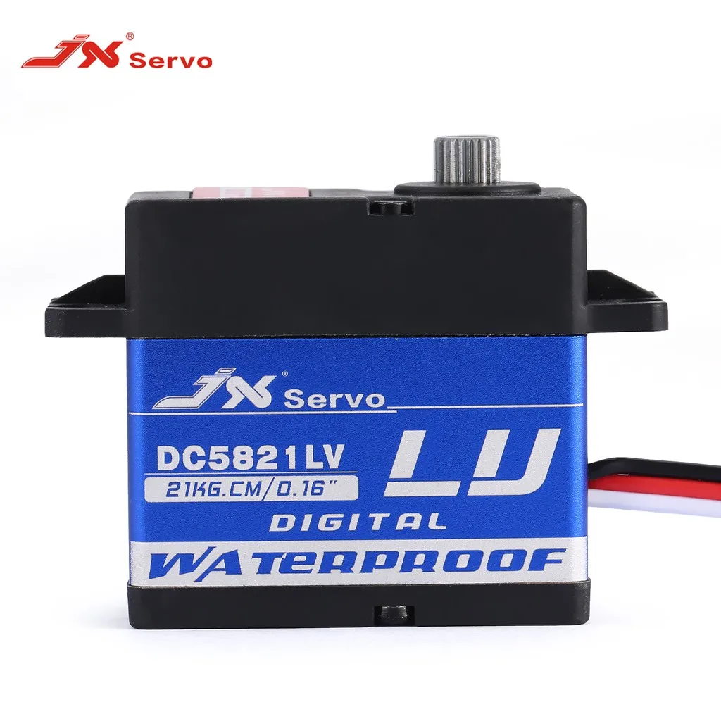 

JX сервопривод DC5821LV 20 кг полная Водонепроницаемая полная бессердечная Механическая Шестерня для 1:8 1:10 радиоуправляемого автомобиля