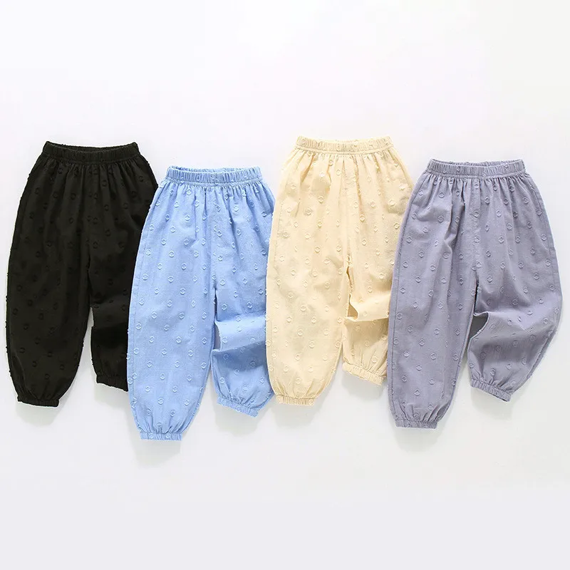 

2021 Summer New Baby Trousers Summer Clothes Thin Section Ripped Fashion Cute Baby Trousers Leisure Outing Children's Clothing