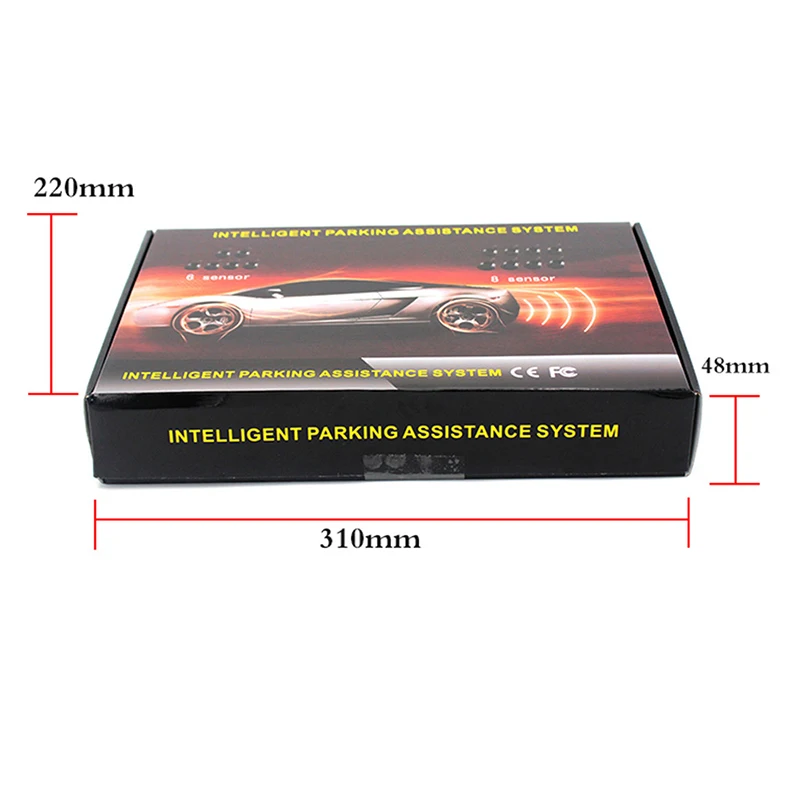 Сигнализация заднего хода PZ309 светодиодный реверсивный радар с полумесяцем