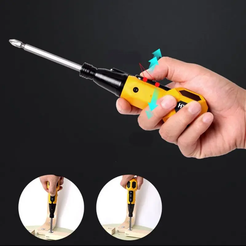 

LED Electric Screwdriver Rechargeable Multi-Function Screwdriver Mini Electric