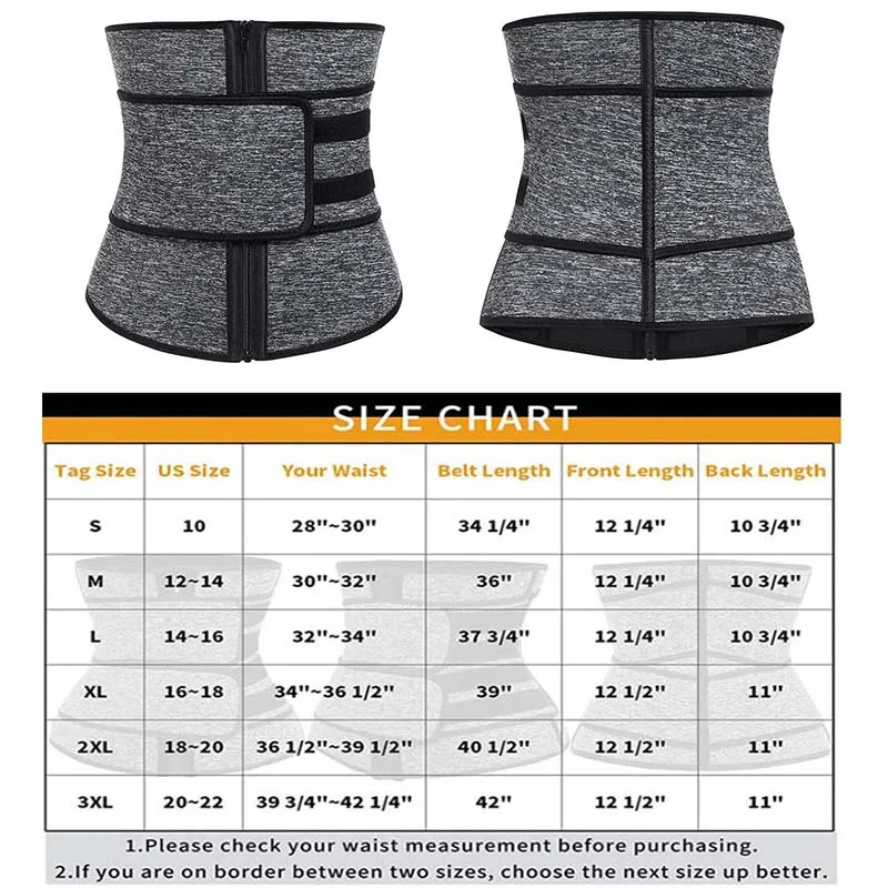 

Women Shaper Waist Trainer Tummy Control Corset Sauna Slimming Belt Weight Loss Cincher Workout Gym Burn Fat Neoprene Shapewear