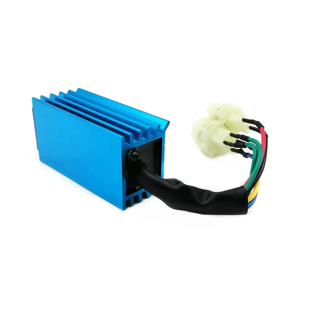 Мотоцикл 6 контактный Синий AC высокопроизводительный гоночный CDI подходит для Gy6