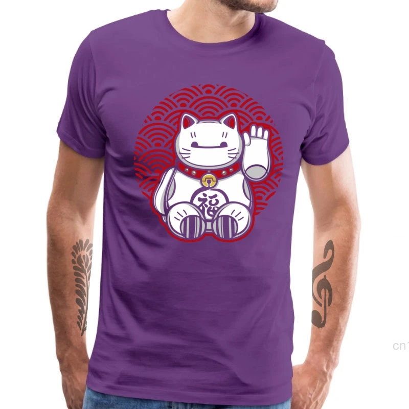 Мужская футболка с надписью Lucky Assistant коротким рукавом из 100% хлопка графическим