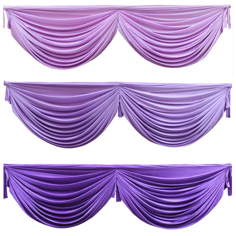 Ледяная шелковая ткань свадебный фон фата украшение для вечеринки церемонии