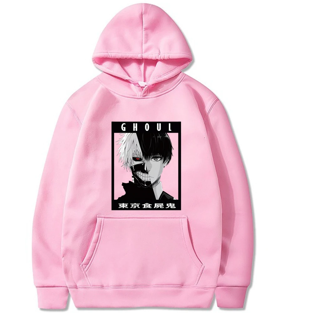 

Japanese Anime Tokyo Ghoul Hoodie Long Sleeves Loose Casual Fashion Male Cloth