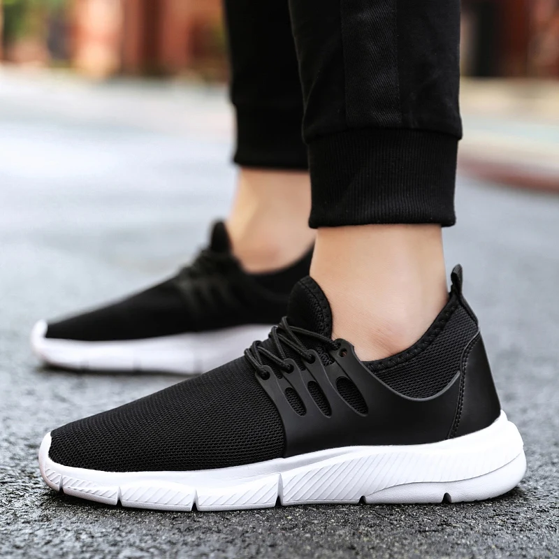 

Summer Shoes Mens Casual Lightweight Outdoor Breathable Lace Up Flats Shoes Adult Mesh Tenis Masculino Adulto Sapato Masculino